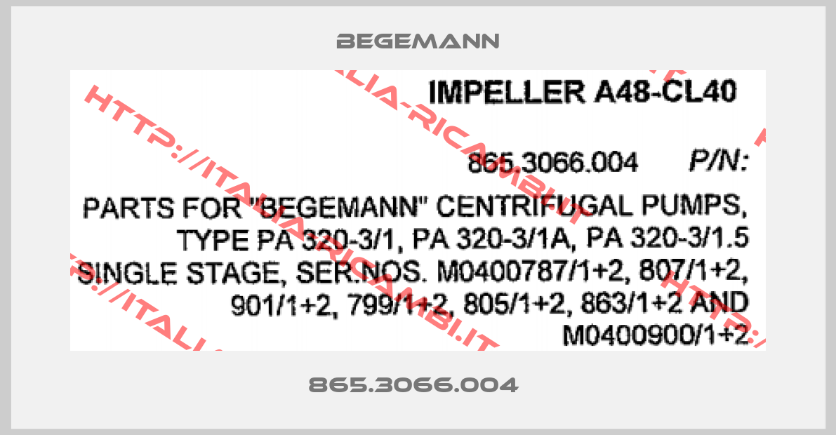BEGEMANN-865.3066.004 