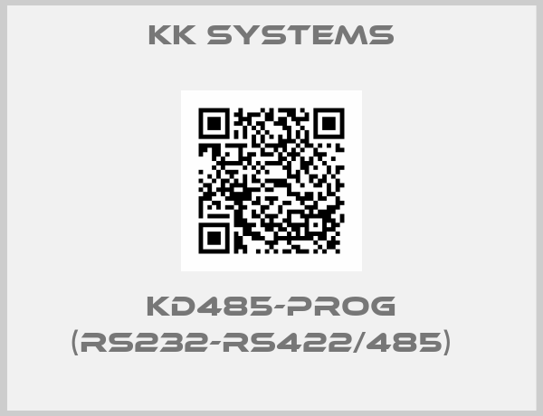 KK Systems-KD485-PROG (RS232-RS422/485)  