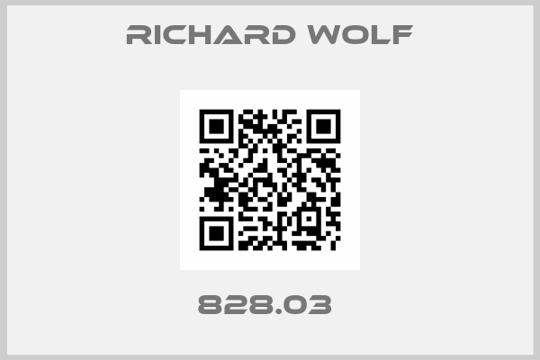 RICHARD WOLF-828.03 