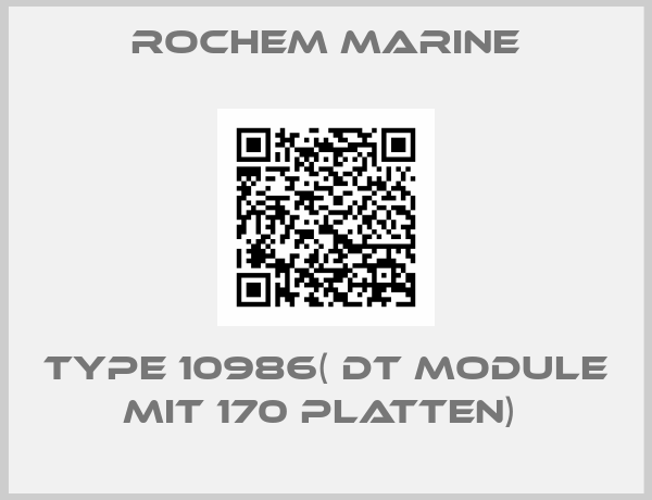 Rochem Marıne-Type 10986( DT Module mit 170 Platten) 