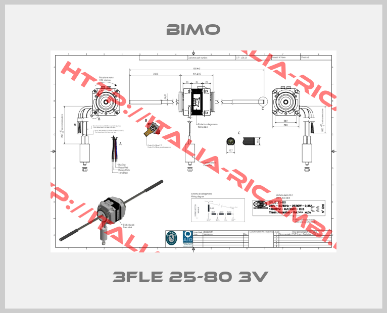 Bimo-3FLE 25-80 3V 