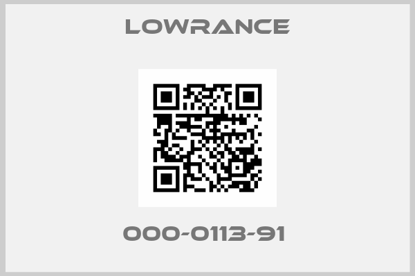 Lowrance-000-0113-91 