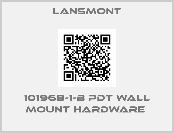 Lansmont-101968-1-B PDT Wall Mount Hardware 