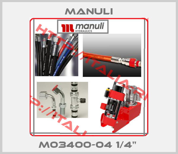 Manuli-M03400-04 1/4" 