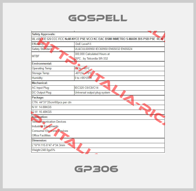 Gospell-GP306 
