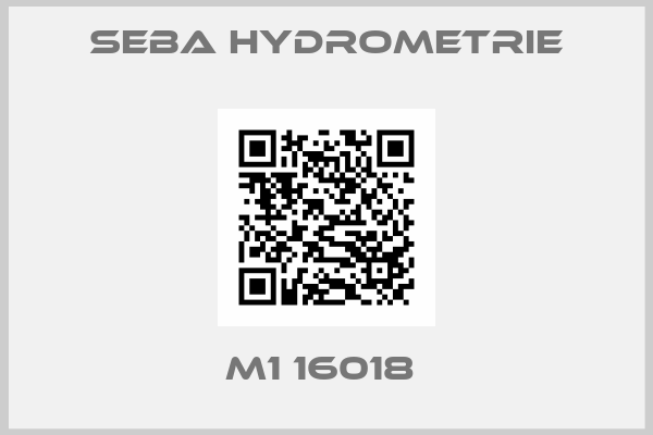 Seba Hydrometrie-M1 16018 