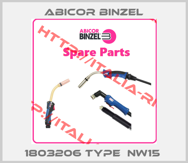 Abicor Binzel-1803206 Type  NW15 