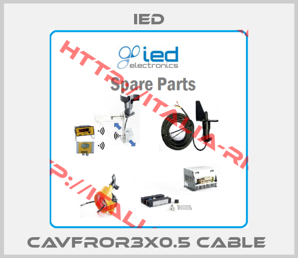 IED-CAVFROR3x0.5 cable 