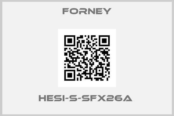 Forney-HESI-S-SFX26A 