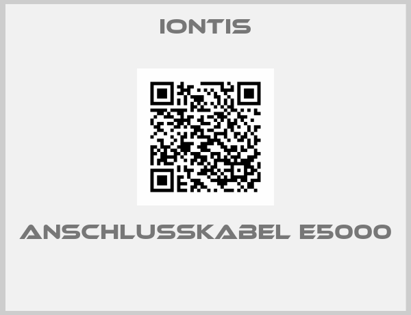 IONTIS-Anschlusskabel E5000 