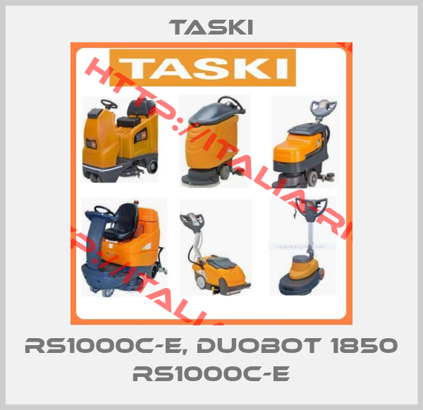 TASKI-RS1000c-e, DUOBOT 1850 RS1000c-e