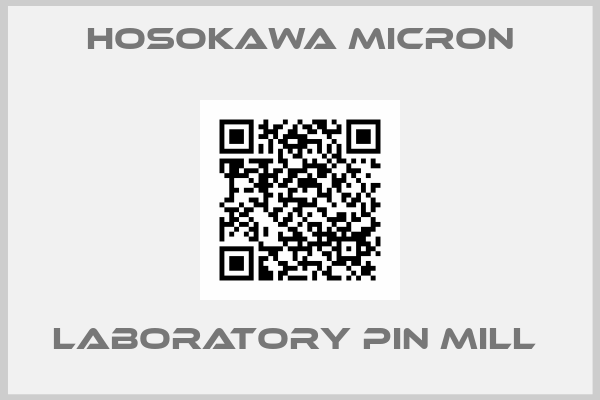 Hosokawa Micron-LABORATORY PIN MILL 