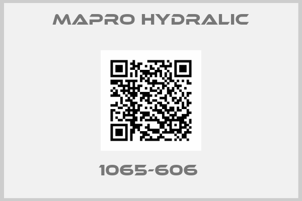 MAPRO HYDRALIC-1065-606 