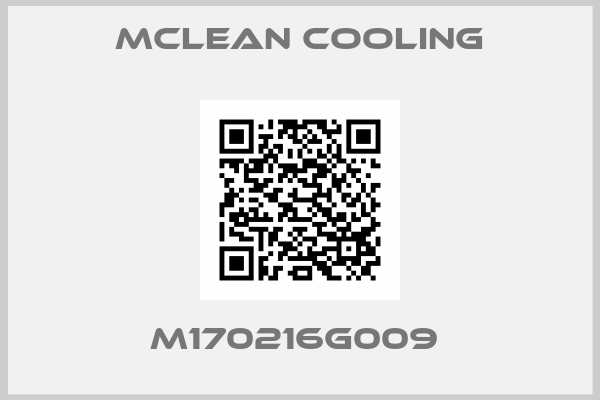 MCLEAN COOLING-M170216G009 