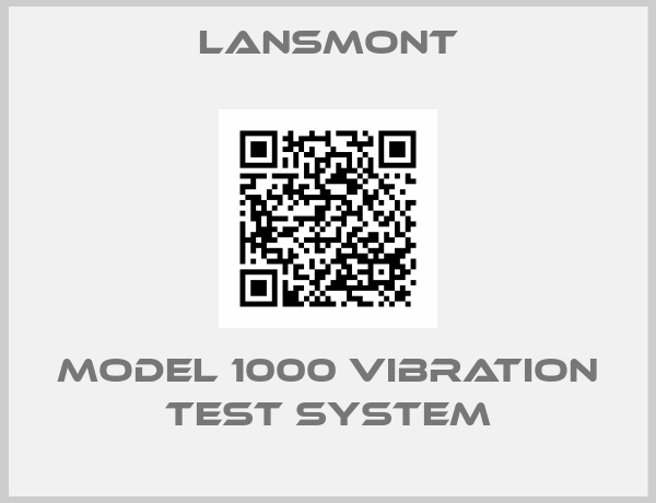 Lansmont-Model 1000 Vibration Test System
