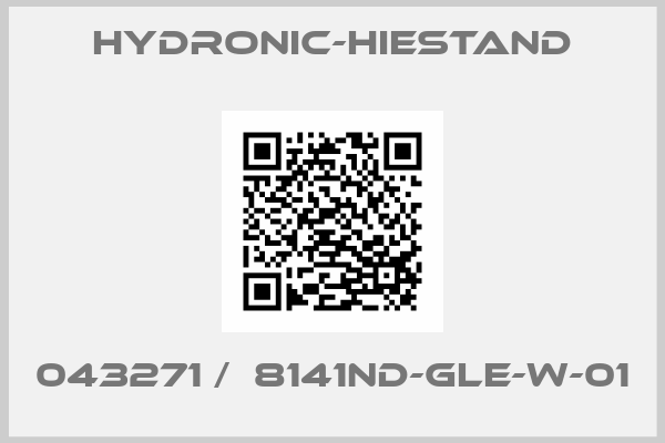 HYDRONIC-HIESTAND-043271 /  8141ND-GLE-W-01