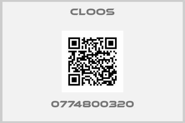 Cloos-0774800320