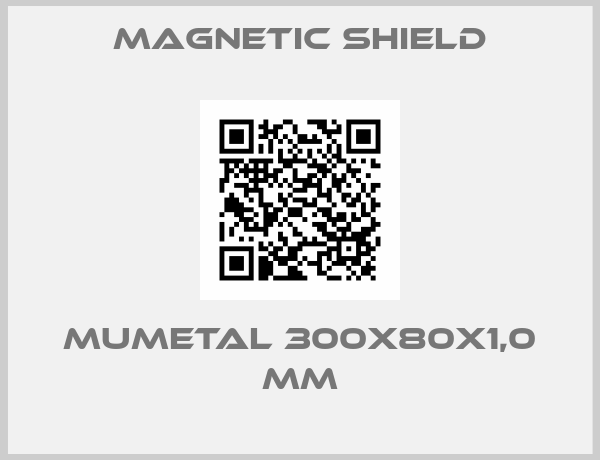 Magnetic Shield-MuMETAL 300x80x1,0 mm