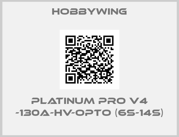 hobbywing-Platinum PRO V4 -130A-HV-OPTO (6S-14S)