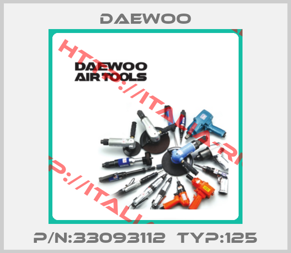 Daewoo-P/N:33093112  TYP:125