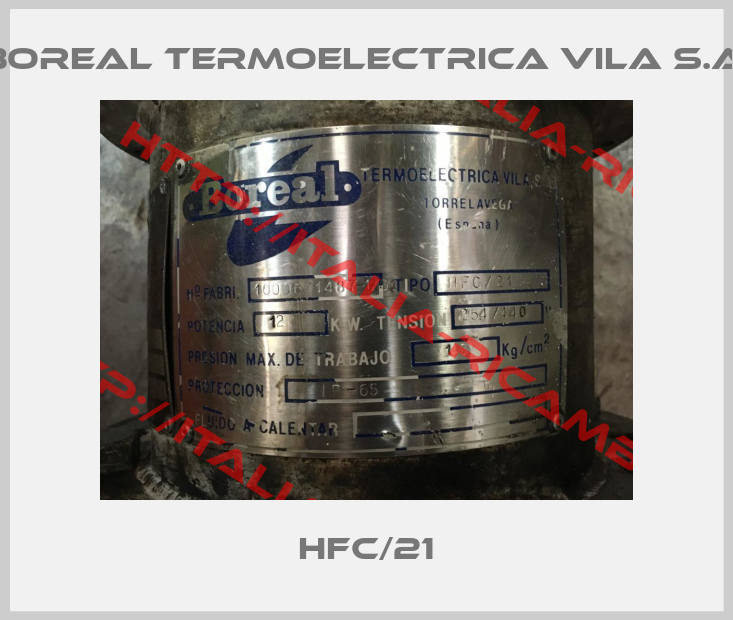 Boreal TERMOELECTRICA VILA S.A.-HFC/21