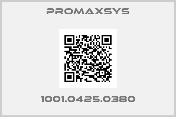 PROMAXSYS-1001.0425.0380