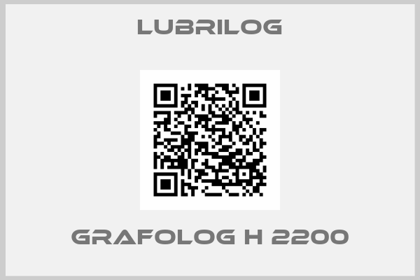 Lubrilog-Grafolog H 2200