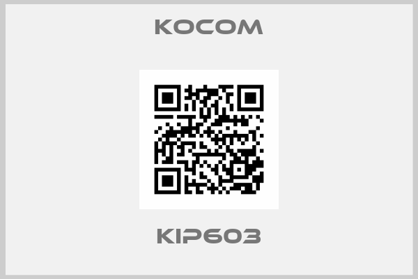 KOCOM-KIP603