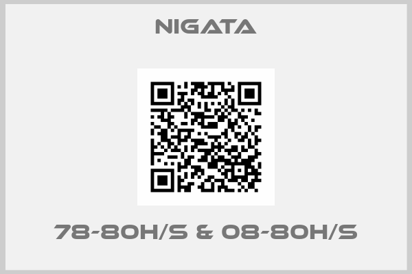 NIGATA-78-80H/S & 08-80H/S