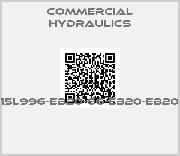 Commercial Hydraulics-M315L996-EB20-66-EB20-EB20-EB 