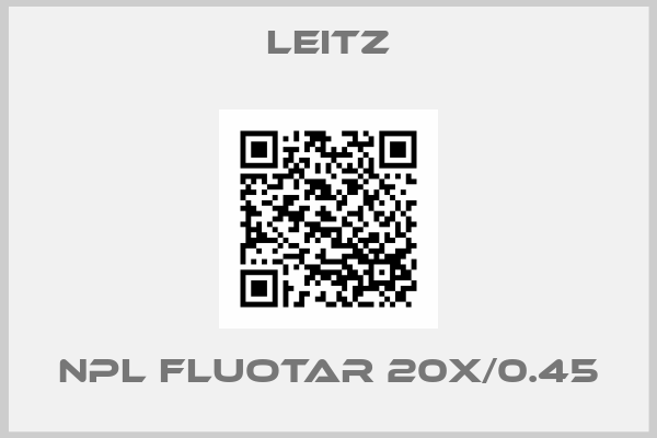 Leitz-NPL FLUOTAR 20X/0.45