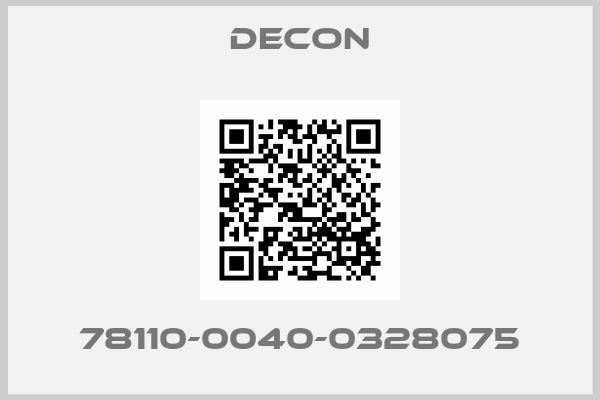 Decon-78110-0040-0328075