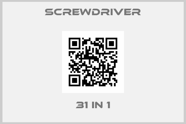 Screwdriver-31 IN 1
