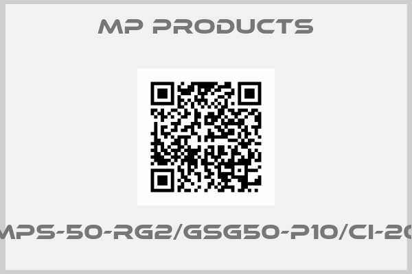 MP Products-MPS-50-RG2/GSG50-P10/CI-20