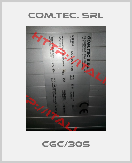Com.Tec. Srl-CGC/30S