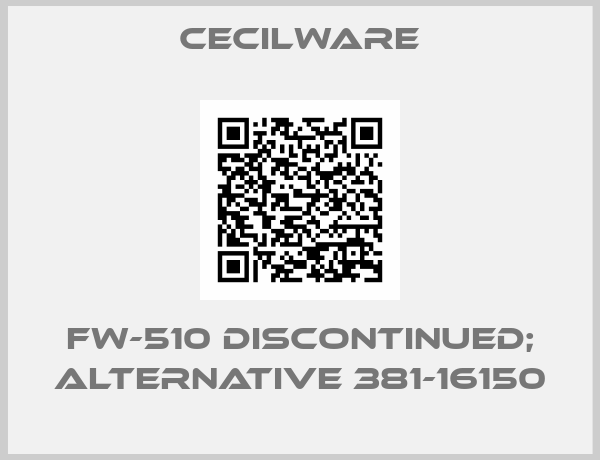 Cecilware-FW-510 discontinued; alternative 381-16150