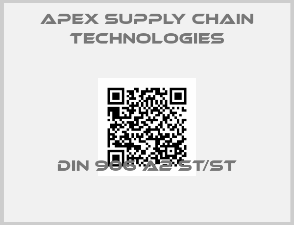 Apex Supply Chain Technologies-DIN 906 A2 ST/ST