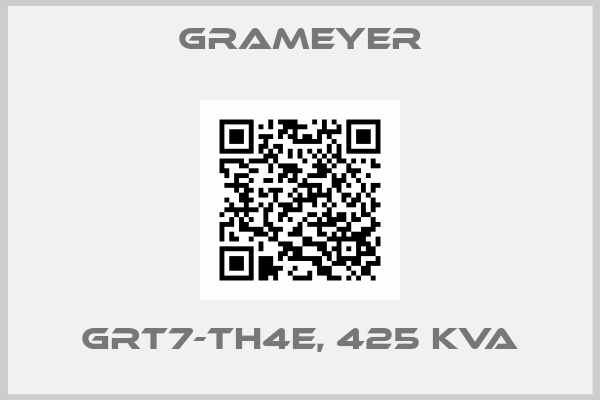 Grameyer-GRT7-TH4E, 425 kva