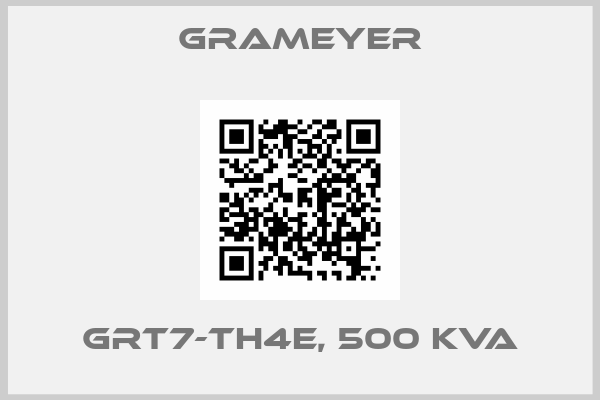 Grameyer-GRT7-TH4E, 500 kva
