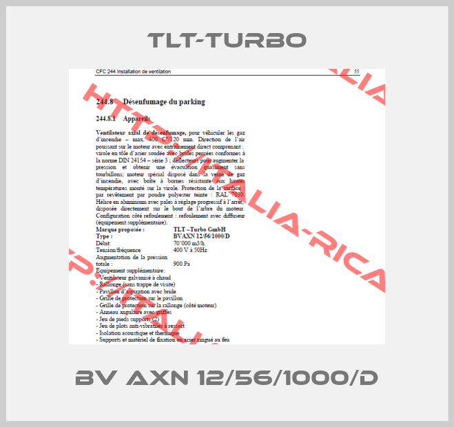 TLT-Turbo-BV AXN 12/56/1000/D