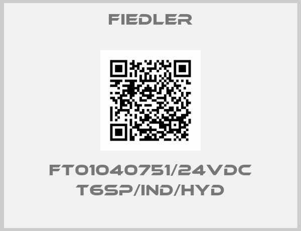 Fiedler-FT01040751/24VDC T6SP/IND/HYD