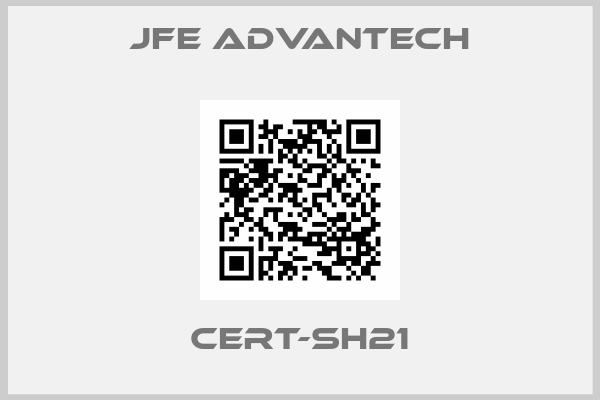JFE Advantech-CERT-SH21