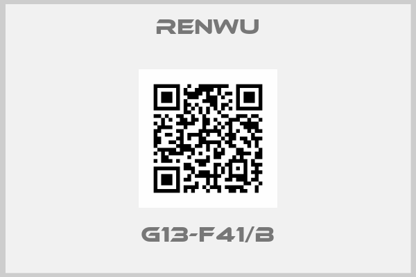 RENWU-G13-F41/B