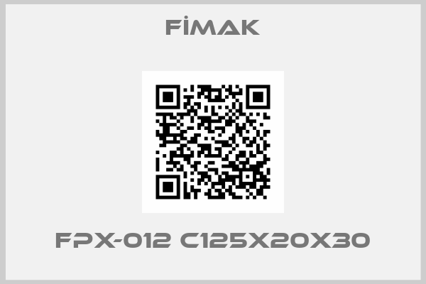 FİMAK-FPX-012 C125X20X30