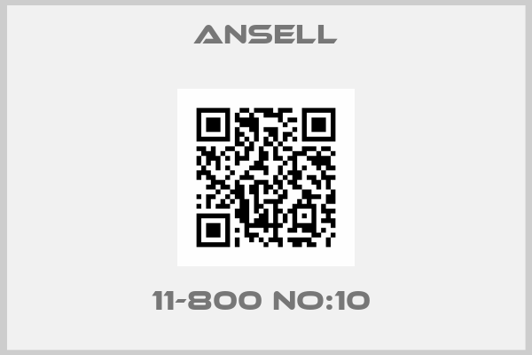 Ansell-11-800 NO:10 