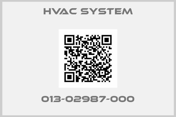 HVAC SYSTEM-013-02987-000