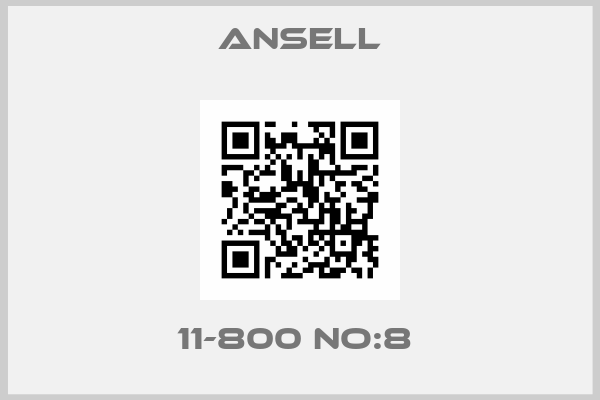 Ansell-11-800 NO:8 