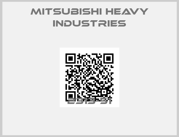 Mitsubishi Heavy Industries-2313-51
