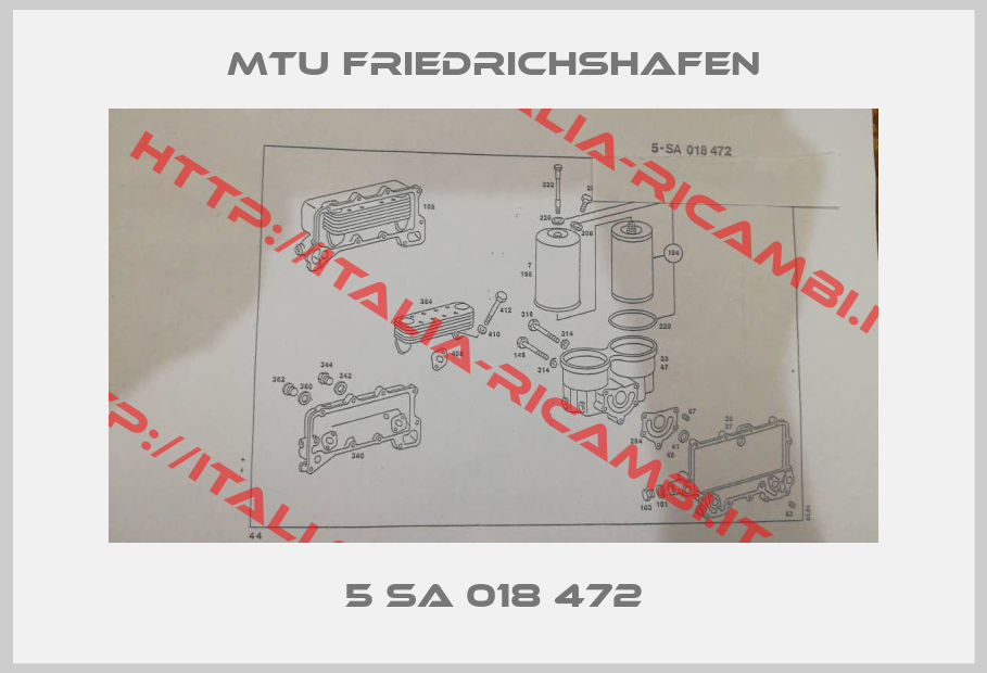 MTU FRIEDRICHSHAFEN-5 SA 018 472