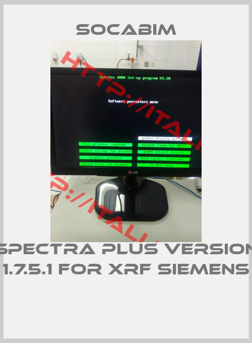 Socabim-Spectra Plus Version 1.7.5.1 for XRF Siemens